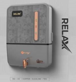 Flonix Relax RO Water Purifier, UV + Copper Alkaline Technology, TDS Control, In-Tank Purification System