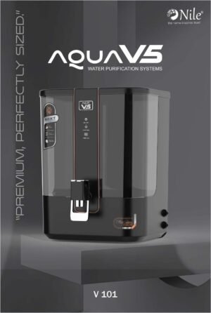 Aqua V5 RO Water Purifier 10L | Alkaline + Copper + Zinc | Active Carbon Filter | Advanced 7-Stage Purification | Premium Sleek Design