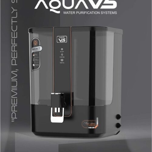Aqua V5 RO Water Purifier 10L | Alkaline + Copper + Zinc | Active Carbon Filter | Advanced 7-Stage Purification | Premium Sleek Design