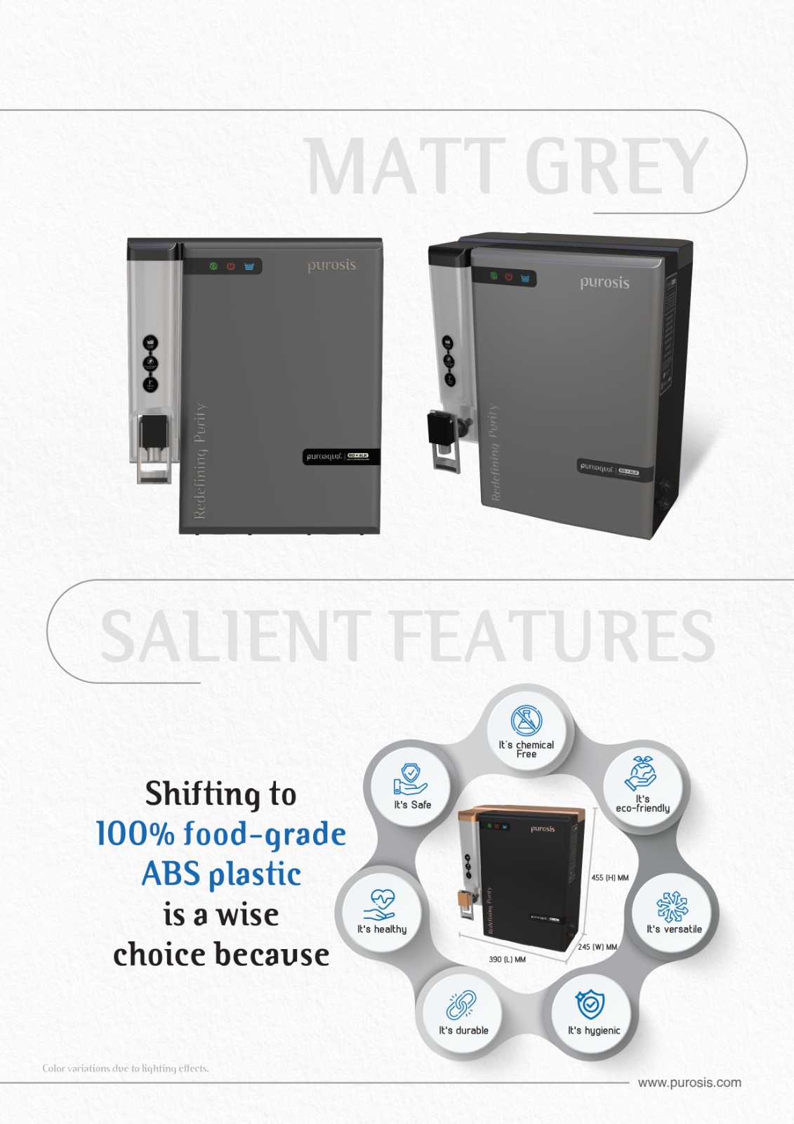 Puroaqua Plus Water Purifier For Home With Water Saving Technology | Suitable For Borewell,Municipal Water 4 Puroaqua Plus Water Purifier For Home With Water Saving Technology | Suitable For Borewell,Municipal Water - Image 4