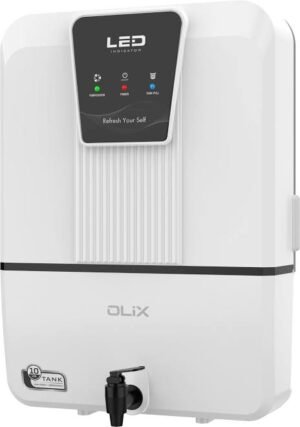 Olix 4x Technology with Alkaline Purification, 10 Stage RO Water Purifier with UV, UF, TDS Adjuster and 10 Liter Storage Tank, Smart Ro for Home and Offices