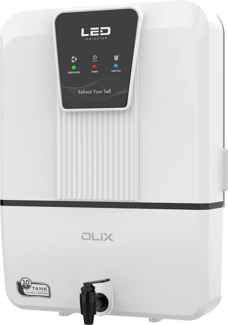 Olix 4X Technology With Alkaline Purification, 10 Stage Ro Water Purifier With Uv, Uf, Tds Adjuster And 10 Liter Storage Tank, Smart Ro For Home And Offices