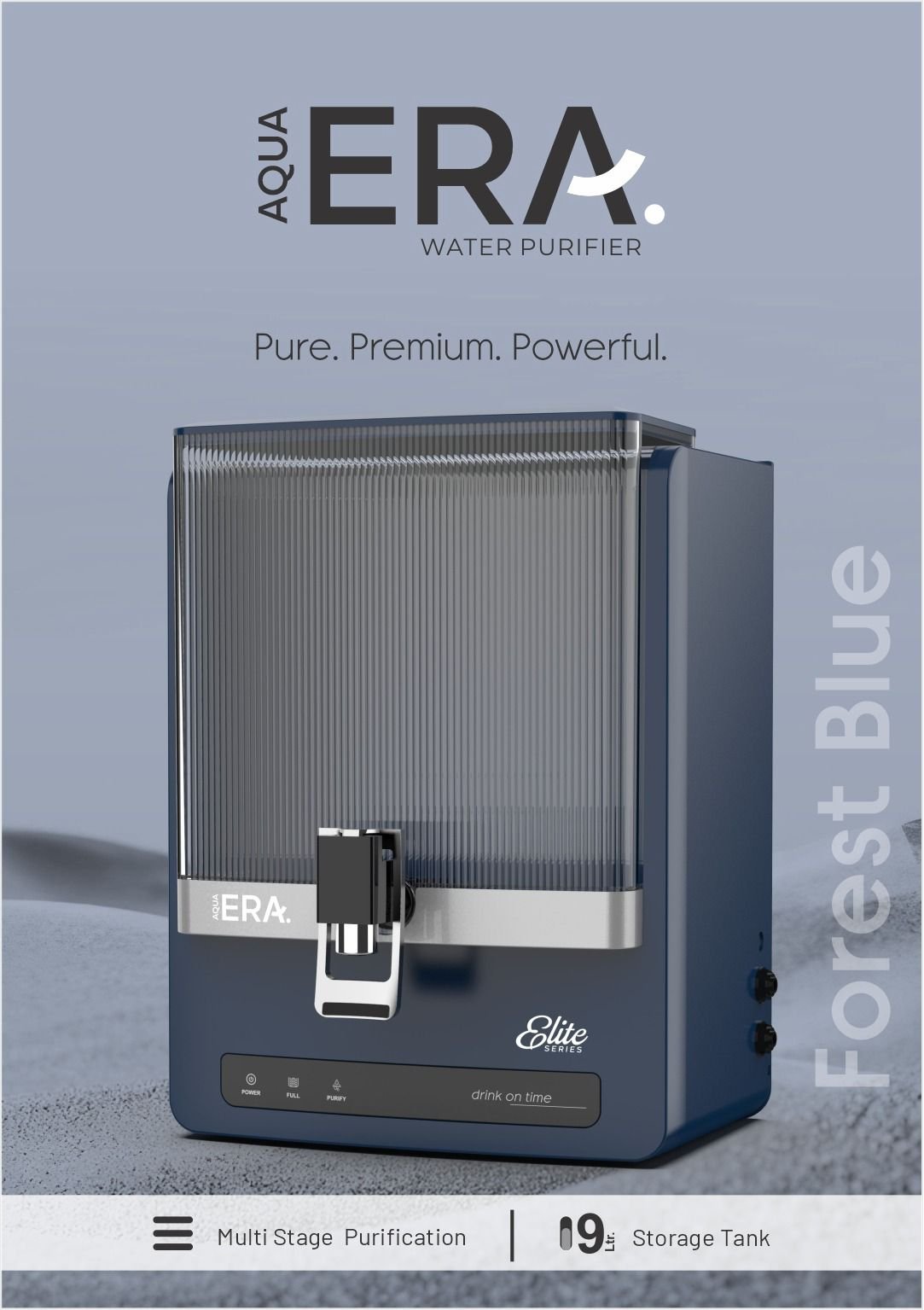 ERA AQUA 7-Stage RO UV UF Alkaline Zinc Water Purifier - Silk Blue 4 ERA AQUA 7-Stage RO UV UF Alkaline Zinc Water Purifier - Silk Blue - Image 4