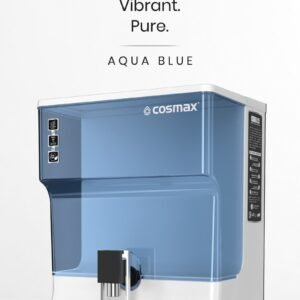 Shop Now 6 Cosmax 1.25 Multi-Stage Ro Uv Uf Alkaline Water Purifier Cabinet 9L Storage In Aqua Blue